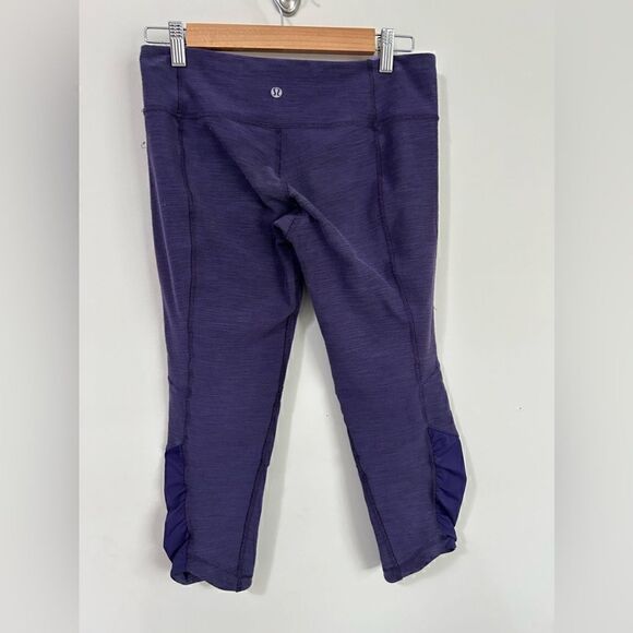 Lululemon Purple Cropped Leggings - Picture 3 of 8